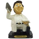 Miniatura Profissional Resina Farmacêutico 14cm