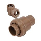 Válvula De Retenção Soldável 25mm Pvc Marrom - Higiban