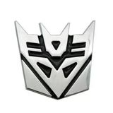 Emblema Adesivo Transformers Tuning Autobot Decepticons