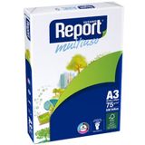 Papel Sulfite Branco A3 Report – 500 Folhas Resma Report A3 297x420  75g Report