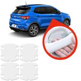 Protetor Maçaneta Silicone Incolor Fiat Argo 2020 A 2023