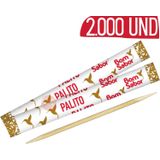Palito De Dente Em Sache Bom Sabor Descartavel 2000 Un