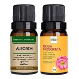 Kit Óleo Essencial Alecrim + Óleo Vegetal Rosa Mosqueta 10ml