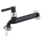 Torneira Para Cozinha Tanque 1/4 De Volta Com Bico Preto