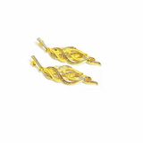 Brinco Replica Mulher Delicada Folheado A Ouro 18k