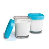 Potes De Vidro Para Leite Materno - Clingo - Cor Branca