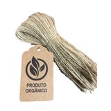 Kit 100 Tags Produto Organico Com Cordão Sisal Incluso