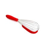 Batedor Em Aço Inox Fouet Com Raspador 28cm - Btrs1