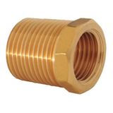 Bucha De Redução Em Metal Longa 3/4 X 1/2 Latão Amarelo
