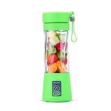 Mini Liquidificador Verde Mixer Juice Cup Portatil 380ml Usb