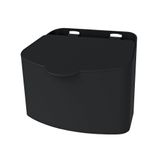 Saleiro 500gr Preto Plastico Cozinha Future