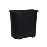 Lixeira Suspensa 8 Litros Preta 26,5x27,5x17cm 8256 Mor