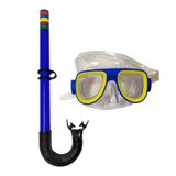 Kit Mergulho Básico Infantil Snorkel E Óculos Natação