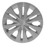 1x Calota Yaris Hatch Sedan Aro 15 Grafite Logo Relevo 463ar