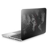 Skin Adesivo Protetor Para Notebook 14 Mapa Mundi D1