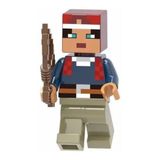 Boneco Minifigure Blocos De Montar Valorie Minecraft