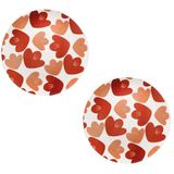 Kit 2 Pratos De Sobremesa 19cm Unni Love Oxford