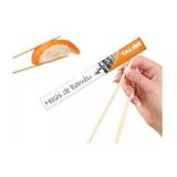 100 Palito Japonês Hashi De Bambu Sushi Sashimi 21cm (1pct)