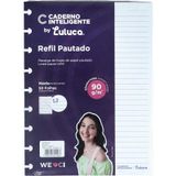 Caderno Inteligente Refil Médio By Luluca Paut.90g.50fls