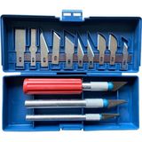 Kit Estilete De Precisão Com Estojo 13 Lâminas - Promoção