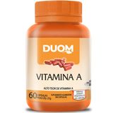 Vitamina A Alto Teor Apenas 1 Cápsula Dia 60 Cápsulas - Duom
