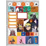 Caderno Capa Dura Naruto Hokage Espiral 1 Matéria Shippuden