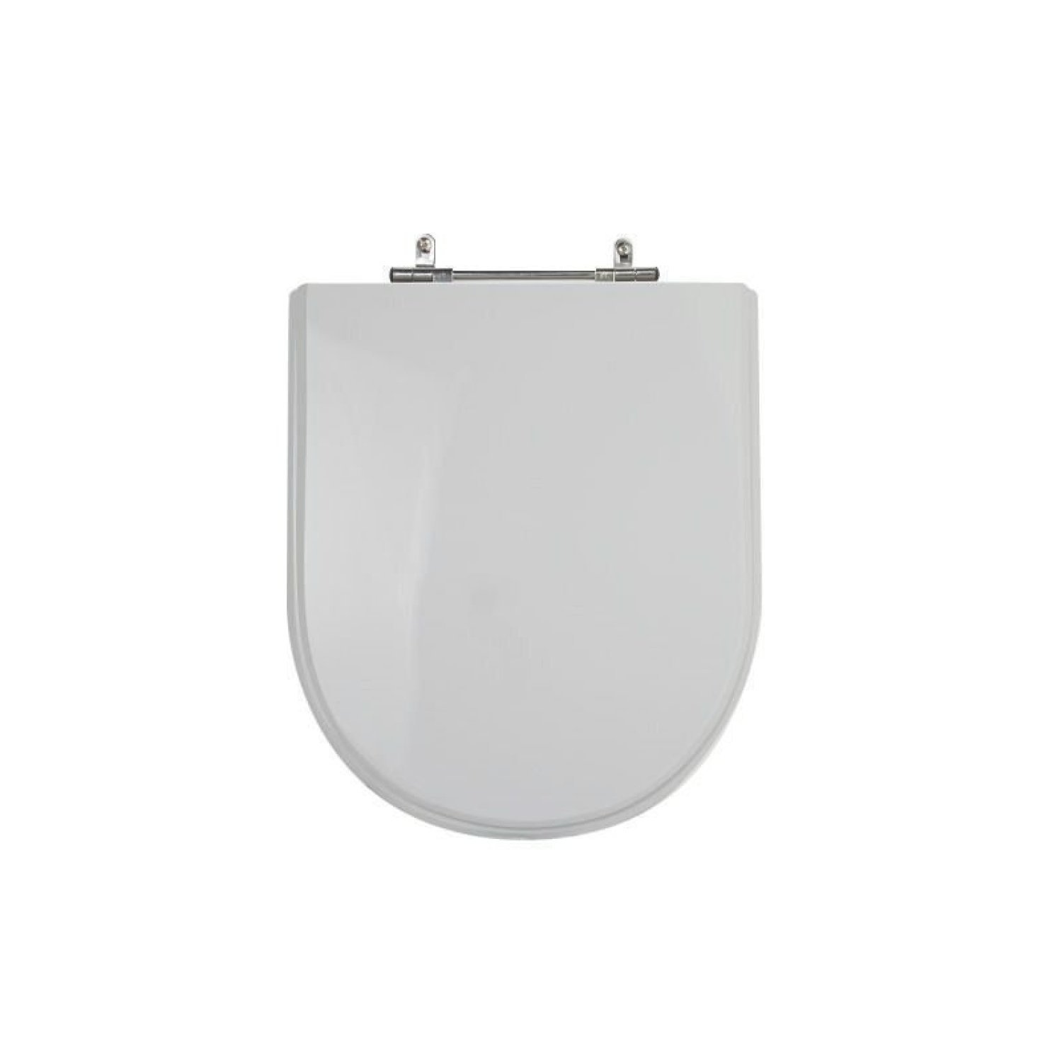 Assento Sanitário Poliéster Para Louça Link/carrara/belle Époque Deca Aço Cinza Prata