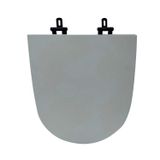 Assento Sanitário Poliéster Para Louça Link/carrara/belle Époque Deca Super Luxo Cinza Fosco
