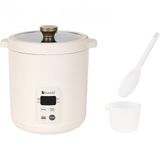 Panela De Arroz Elétrica 1,3l Com 4 Predefinições E Cesto Antiaderente, 110v, Soseki, Branca