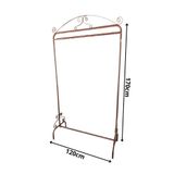 Arara Desfile Simples Dobravel 1,20x1,70m Retro Rose Gold
