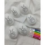 Ovos De Páscoa Infantil Para Colorir 6,5cm