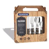 Faqueiro 24 peças inox Polywood - Tramontina