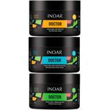 Kit Inoar Máscara Doctor Vegan Hidratação + Reconstrução + Nutrição 250g