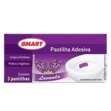Pastilha Adesiva Sanitária Smart Lavanda 24 Embalagens Com 3 Unidades
