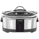 Crock-Pot Panela Elétrica 5.6L Programável com Controle de Voz, 250W/110V, Prata.