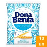 Farinha De Trigo Dona Benta Tradicional 1kg - Embalagem Plástica Com 10 Unidades