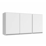 Armário Aéreo 120cm 3 Portas Evidence  Branco