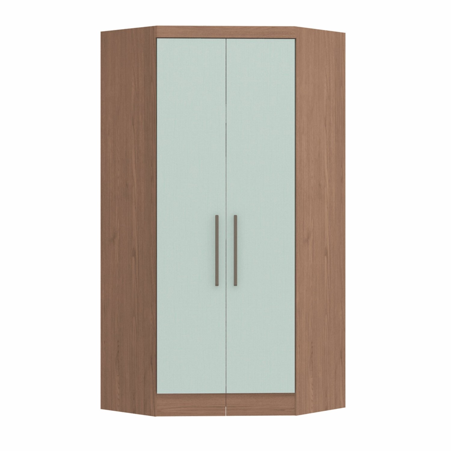 Guarda Roupa Modulado De Canto 2 Portas 2 Gavetas Closet Infinity  Macadâmia/pistache Line