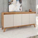 Buffet Para Sala De Jantar 156 X 76,6cm Eifel  Mel/off White