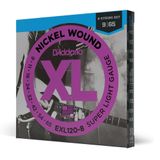 Encordoamento Guitarra 8c 09-65 D Addario Xl Nickel Exl120-8 [f035]