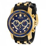 Relógio Masculino De Quartzo Pro Diver, Invicta Zg35416, Preto E Dourado