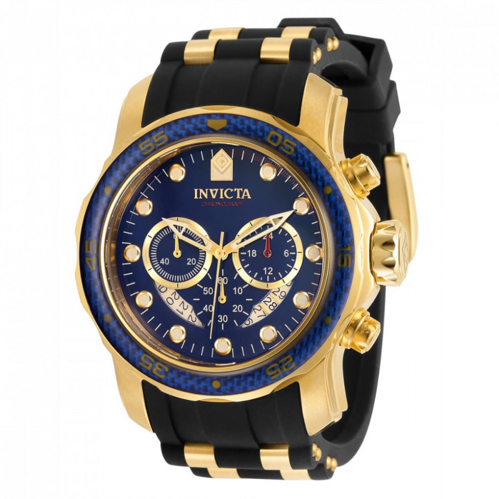 Relógio Masculino De Quartzo Pro Diver, Invicta Zg35416, Preto E Dourado