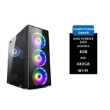 Computador Gamer Brx Amd Ryzen 5 5600g 8gb Ssd 480gb + Wi Fi