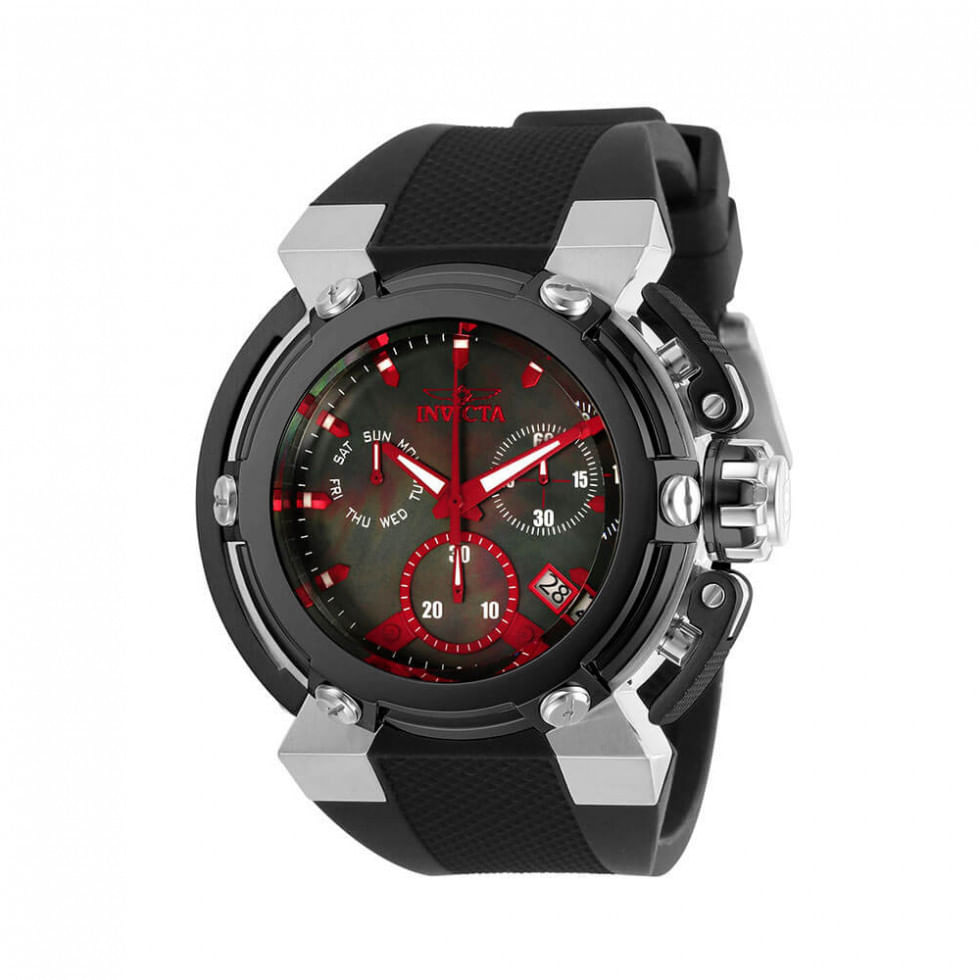 Relógio Masculino Coalition Forces X Wing Com Mostrador Madrepérola, Invicta 31685, Preto