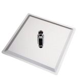 Ducha Inox Ss304 Slim 30x30 Com Braço Quadrado Maximametais