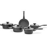 Jogo De Panelas Ceramic Life 5 Peças C/ Indução Orion Brinox