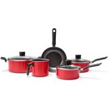 Jogo De Panelas Antiaderente Pro-flon 5 Peças Garlic Brinox