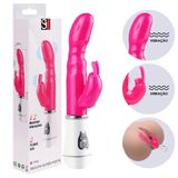 Vibrador Feminino Ao Estilo Jelly Duplo Estimulador Ponto G Com 12 Níveis De Vibração 18 Cm Sex Shop