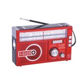 Rádio Portátil Waxiba Usb Am/fm/sw 3 Bandas Recarregável Por Energia Solar