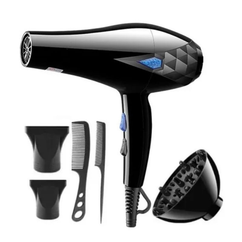 Secador De Cabelo Premium Professional 3000w 5 Em 1 Com Aromaterapia